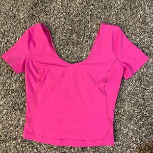 Lululemon Align Tee Sonic Pink NWT
